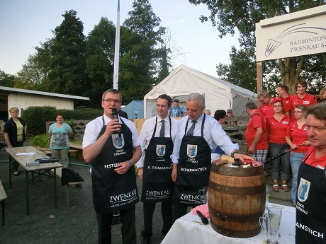 Bierfassanstich zum Laurentiusfest